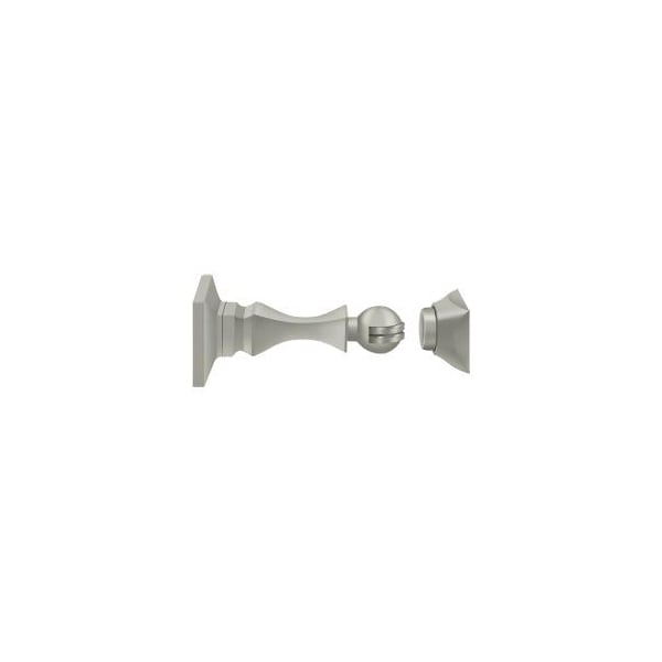 Deltana Magnetic Door Holder 3-1/2" Satin Nickel - MDH35U15