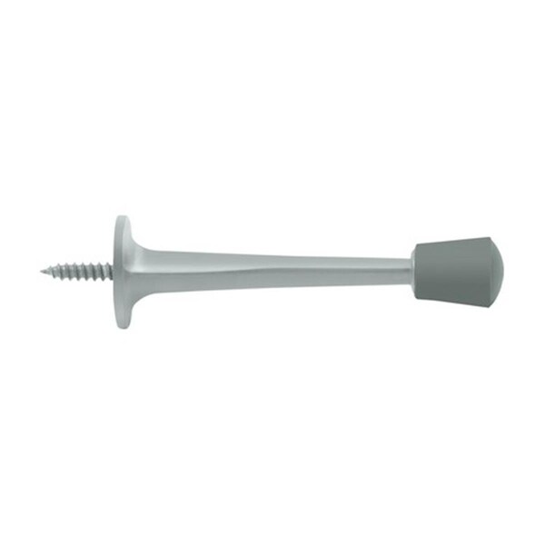 Patioplus 3 in. Baseboard Door Bumper, Satin Chrome - Zinc Die-Cast, 30PK - PA563201