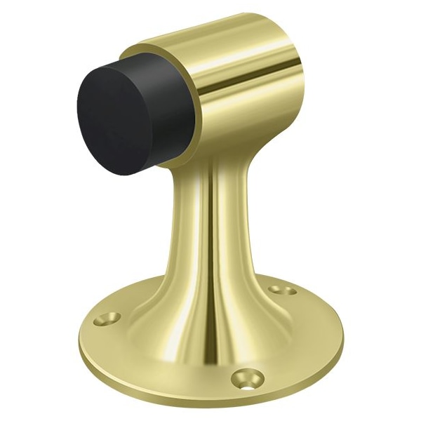 Deltana Floor Mount, Bumper, Heavy Duty Bright Brass - DSF3225U3