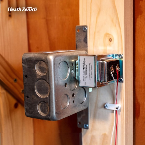 Heath-Zenith Heath Zenith Silver Metal Wired Door Chime Transformer - SL-130-03