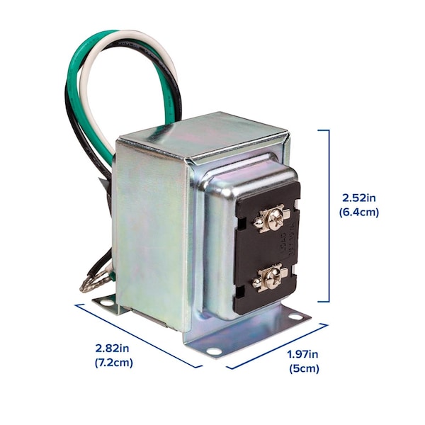 Heath-Zenith Heath Zenith Silver Metal Wired Door Chime Transformer - SL-130-03
