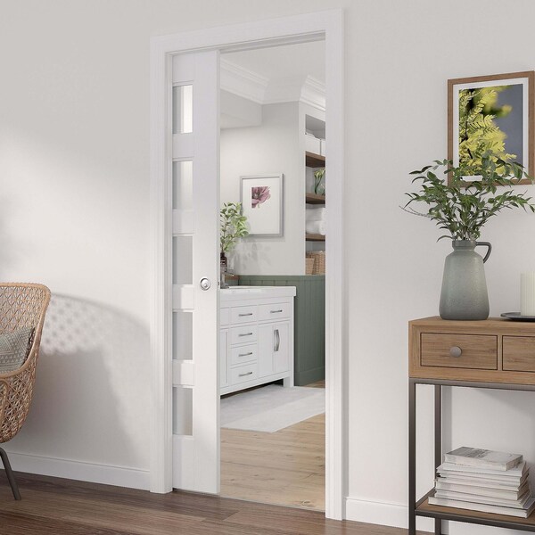 Richelieu 2 716inch 62 mm Round Pocket Door Privacy Pull, Brushed Chrome - 17RBC42