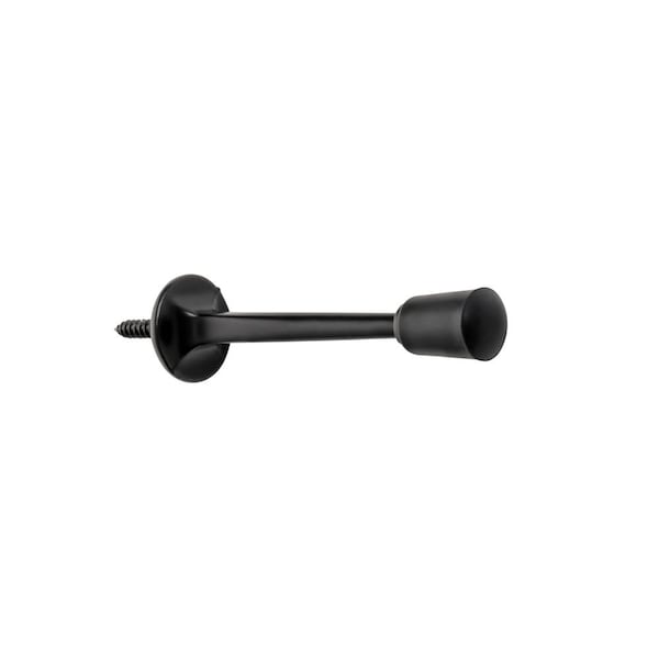Pamex 3-1/8in Cast Door Stop Matte Black Finish - DD0220BL