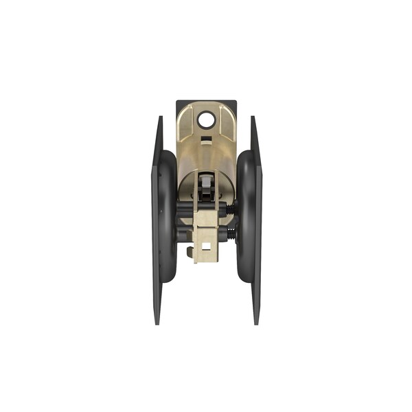 Richelieu 2 716inch 62 mm Square Pocket Door Passage Pull, Black - 17SFB10