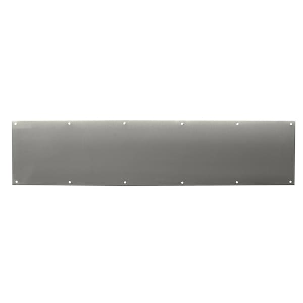 Prime-Line 8 in. x 34 in., Stainless Steel, Door Kick Plate Single Pack - J 4619