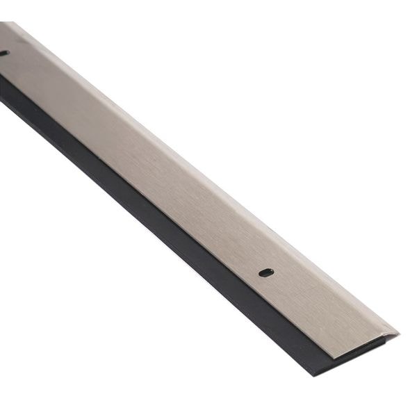 National Guard Door Sweep, 4 ft., S. Steel, Neoprene - 200NSS-48