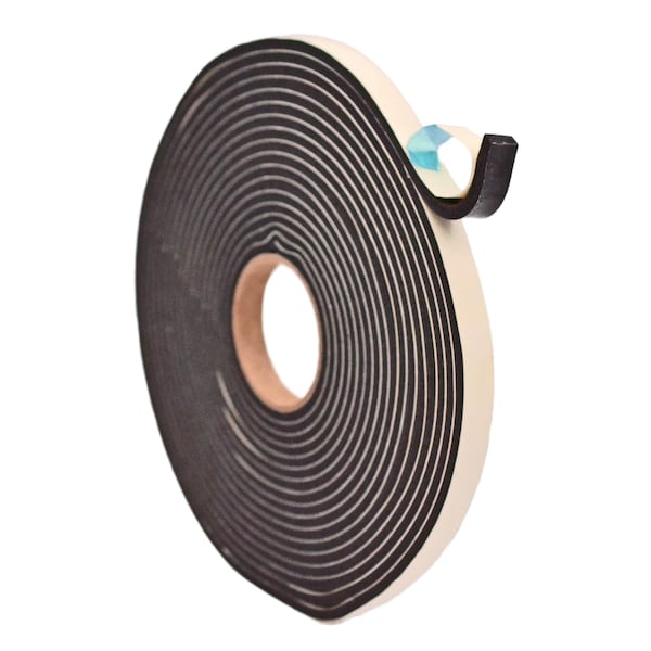 Wod Tape Tape Weatherstrip Seal Windows and Doors Sound Proof Insulation: 3/4 in. x 15 ft 3/4 Thick, 32PK - WOD SSLDFT-3/4-00750-32-15-BLA