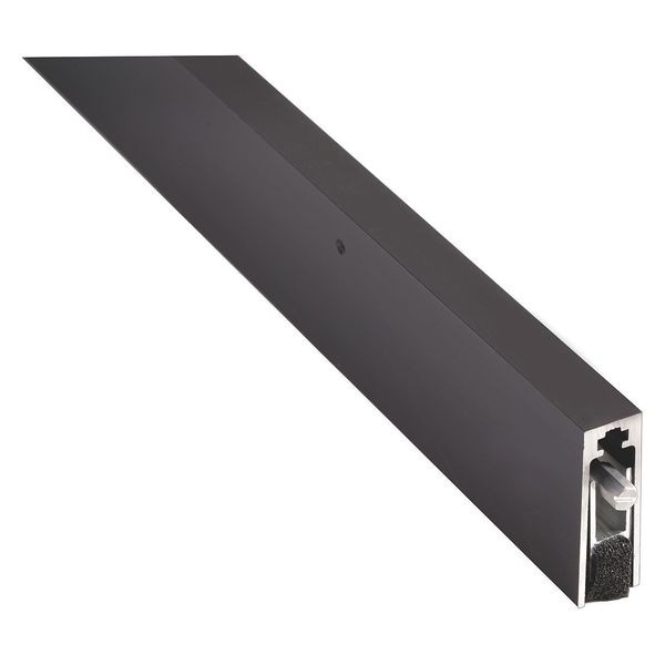 National Guard Auto Door Bottom, 48in.L, Standard, Black - 222NDKB-48