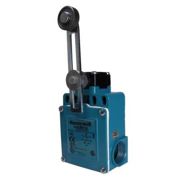 Interruptor de límite Honeywell, palanca de rodillo, rotativo, 2NC/2NO, 10A @ 300V CA, Ubicación del actuador: Lateral - GLEA24A2A