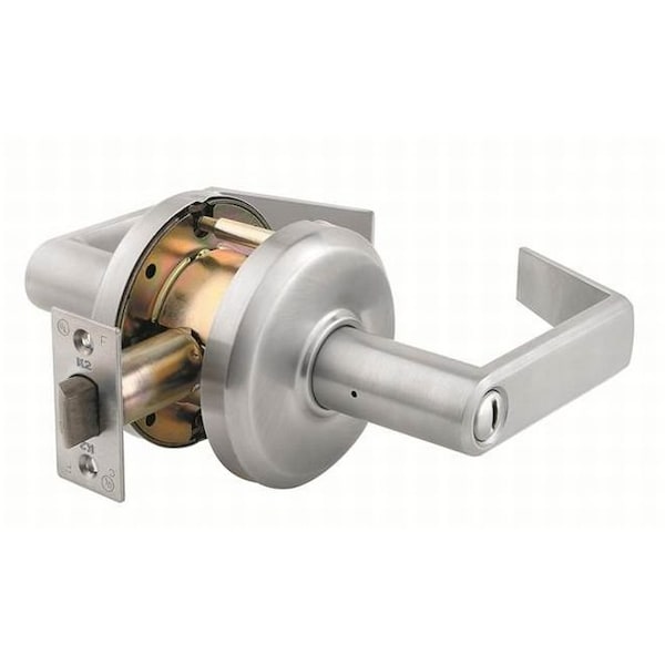 Dormakaba Dormakaba Commercial Hardware Sierra Privacy Lock, 2-3/4in Backset and ASA Strike Satin Chrome - QCL240E626