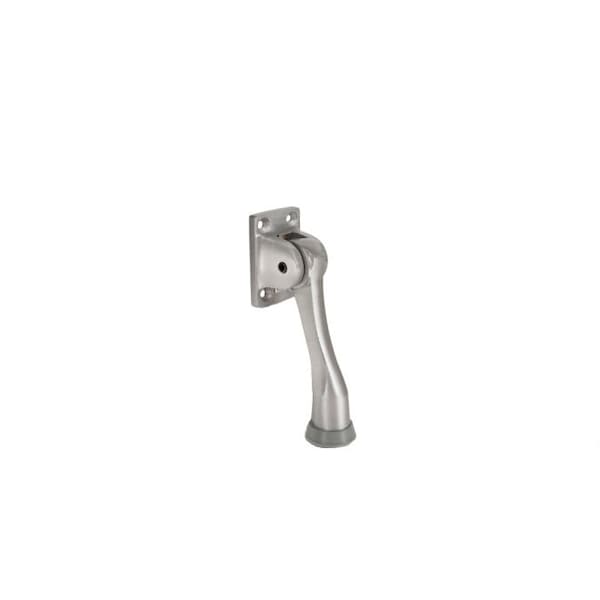 Trimco Kick Down Door Holder Full Finish Satin Chrome 4" - 1221-4FF.626