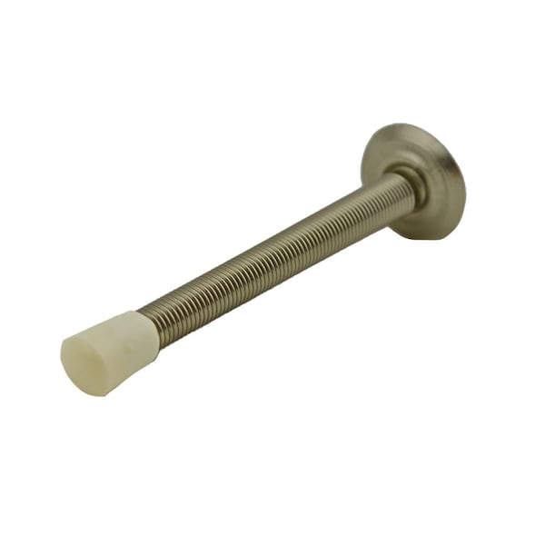 Ives Commercial Steel 4in Flexible Door Stop Bright Nickel Finish - 061F14