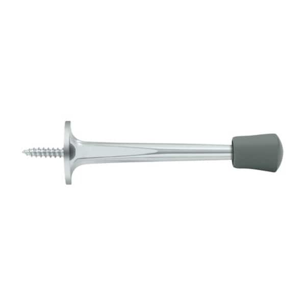 Patioplus 3 in. Baseboard Door Bumper, Bright Chrome - Zinc Die-Cast, 30PK - PA575229