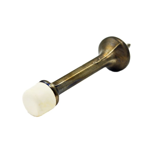 Ives Commercial Aluminum 3-3/16in Solid Door Stop Antique Brass Finish - 61A5