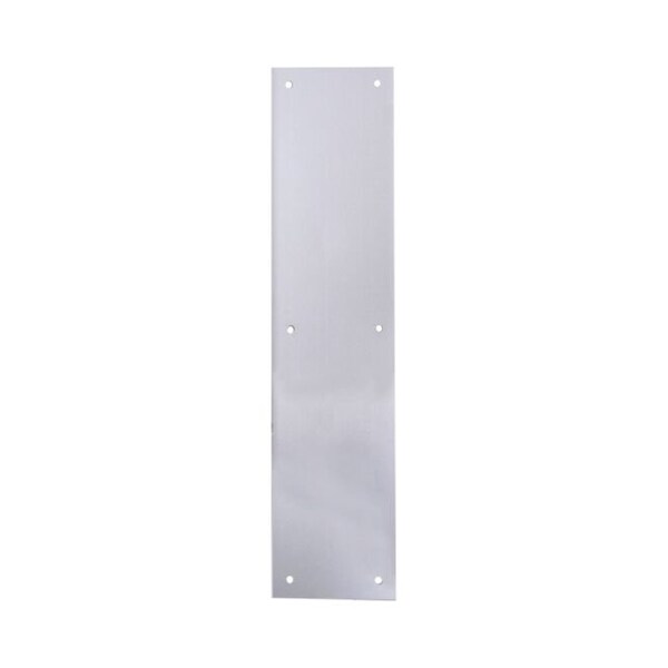 Pamex 3-1/2in x 15in Push Plate Satin Nickel Finish - DD091035SN
