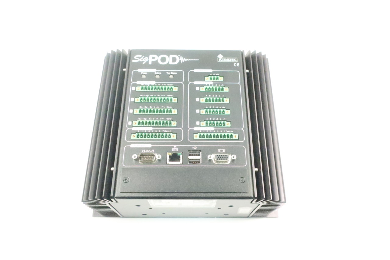 Sentinel Sigpod SCIEMETRIC 1204 SIGPOD PROCESS MONITORING SYSTEM 24V-DC OTHER PLC AND ...