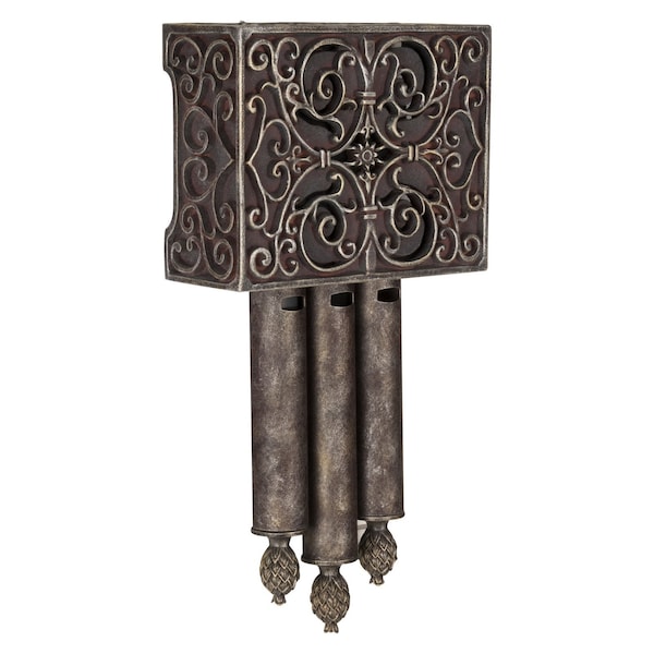 Craftmade Westminster Carved Short Chime in Hand Painted Renaissance Crackle - CA3-RC