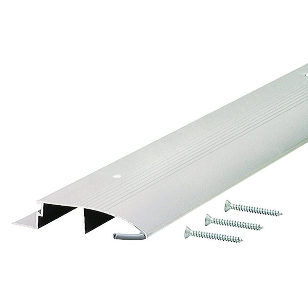M-D Building Products 0 Bumper Threshold with Insert, 36 in L, 312 in W, Aluminum - 8599