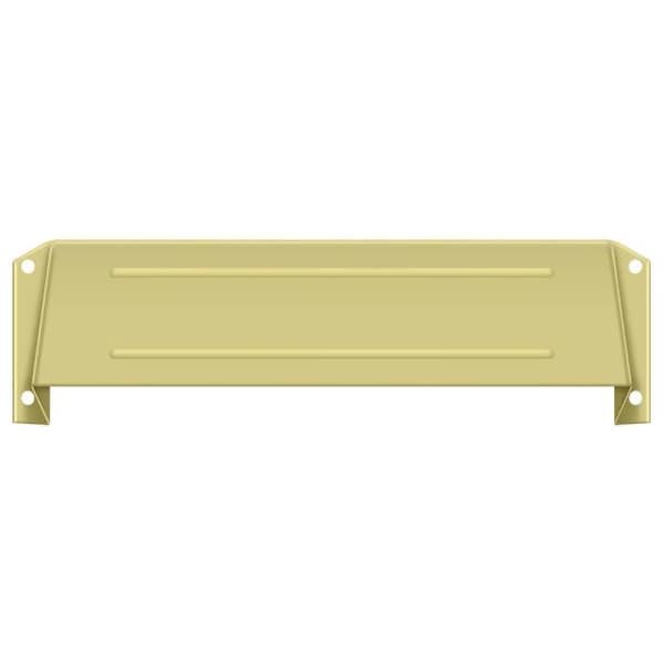 Deltana Letter Box Hood Bright Brass - MSH158U3