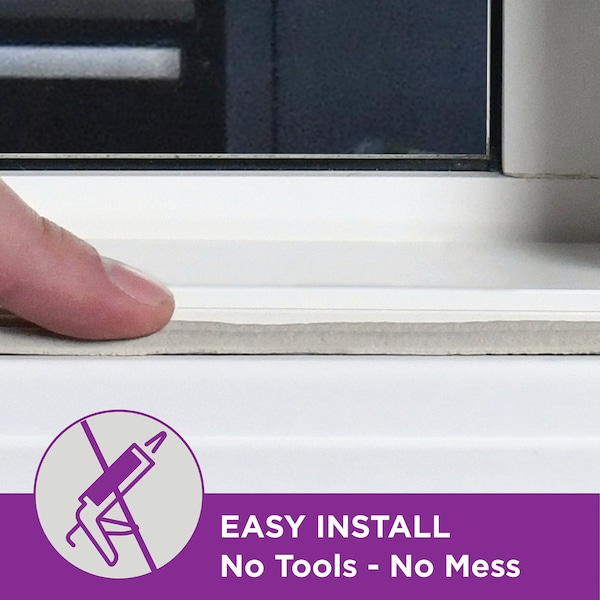 M-D Building Products 30 ft. Gray Replaceable Caulk Cord Weatherseal for Small Gaps & Cracks - 71522