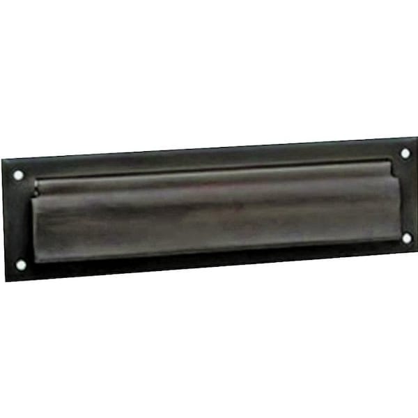 Schlage Mail Slot, 312 in L, 13 in W, Brass, Aged Bronze - SC620B-716
