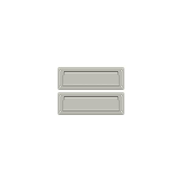 Deltana Mail Slot 8-7/8" With Back Plate Satin Nickel - MS627U15