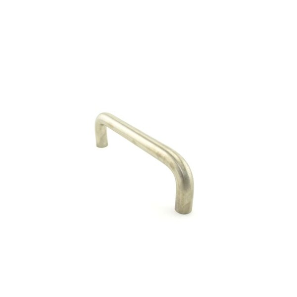 Trimco Round Straight Pull E Mount Satin Stainless Steel 10" CTC 1" Diameter - 1195E-2-4.630