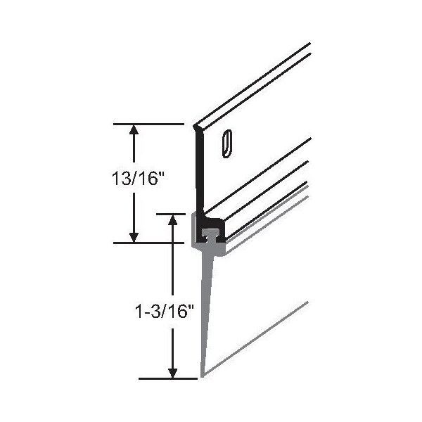 Strybuc 13/16in DOOR BOTTOM/SWEEP - 19-1032AZBZ