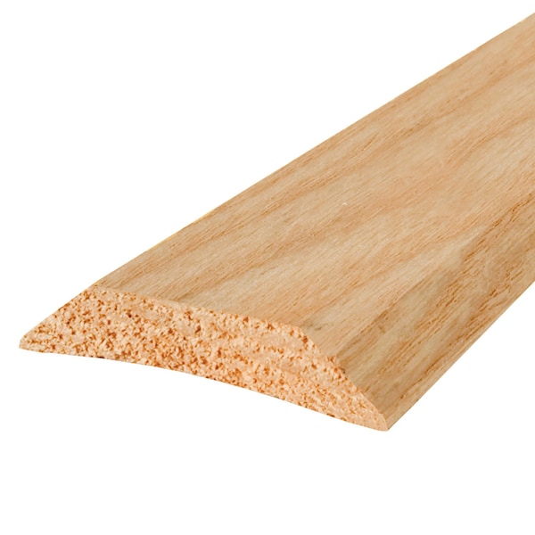 M-D Building Products 3-1/2 in. x 3/4 in. x 72 in. Natural Hardwood Low-Profile Threshold for Doorways - 11874