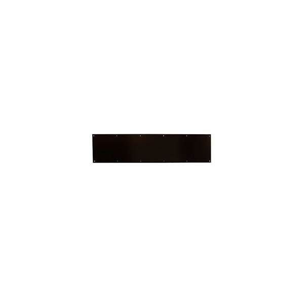 Schlage Residential Solid Brass Carded 6in x 30in Kick Plate Aged Bronze Finish - SC8400B716630