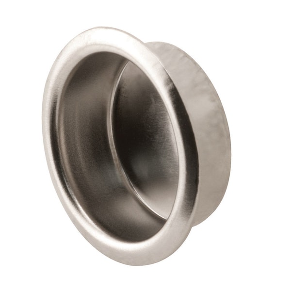 Prime-Line Prime-Line Satin Nickel Gray Steel Door Finger Pull - 163180