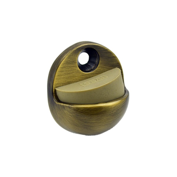 Ives Commercial Solid Brass 1in Floor Dome Stop Antique Brass Finish - FS4365