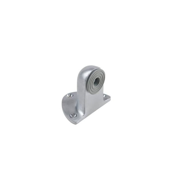 Trimco Gooseneck Floor Stop with Combo Pack Satin Chrome 2-1/4" High - 1214H.626
