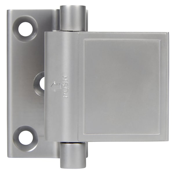 Brinks Commercial Brinks Zinc Satin Chrome Silver Door Stop Mounts to base trim 2.75 in. - BC40092