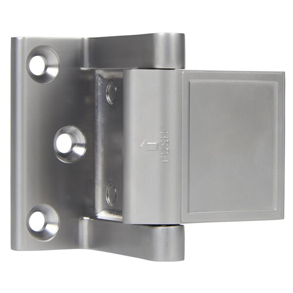 Brinks Commercial Brinks Zinc Satin Chrome Silver Door Stop Mounts to base trim 2.75 in. - BC40092