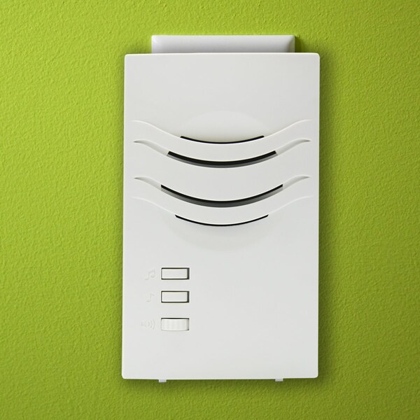 Iq America WD1150 Wireless Plugin Contemporary Door Chime Door Bell 2 Buttons 2 Melody - WD1150