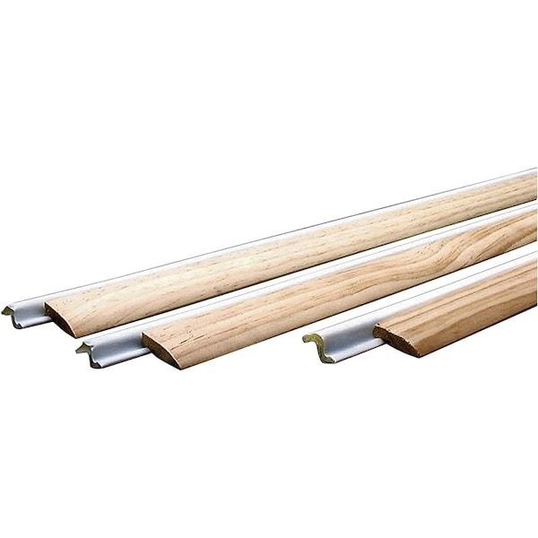 M-D Building Products Weatherstrip, 84 in L, Vinyl, White - 87981