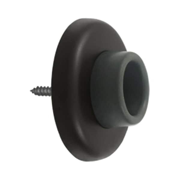 Patioplus 2.5 in. Diameter Wall Mount Concave Flush Bumper, Oil Rubbed Bronze - Steel - PA2667276