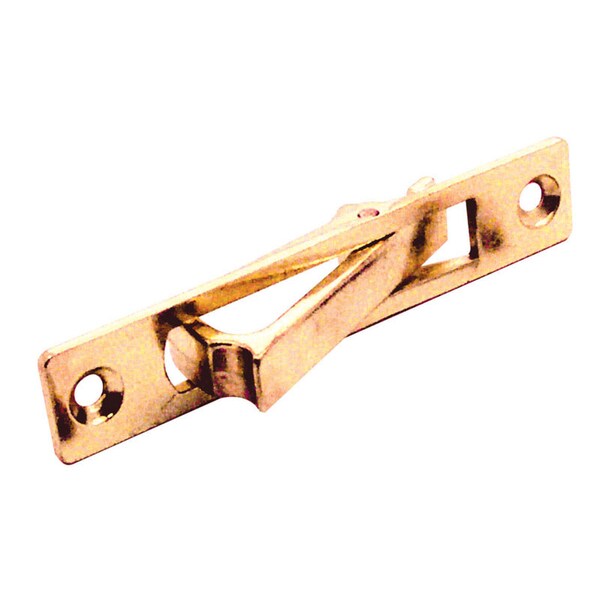 Prime-Line Prime-Line 3.5 in. L Brass-Plated Gold Metal Pocket Door Flush Pull - 161496