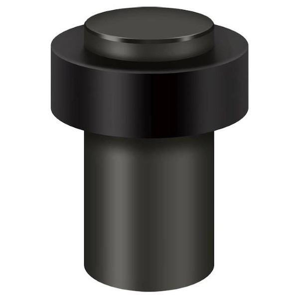 Deltana Round Universal Floor Bumper Oil Rubbed Bronze 3" - UFB7500U10B