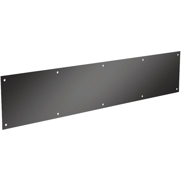 Trama 6 x 30 in. Kickplate, Matte Black - TR3255346