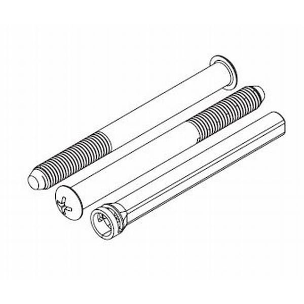 Kwikset Thick Door Screw Pack for Single Cylinder Deadbolts Dark Bronze Finish - 81691-690