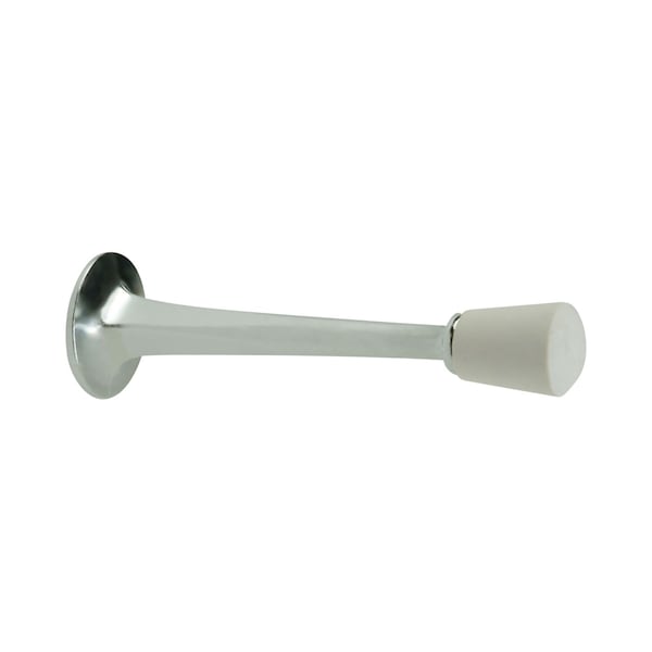 Pamex 3-1/8in Cast Door Stop Bright Chrome Finish - DD0220CP