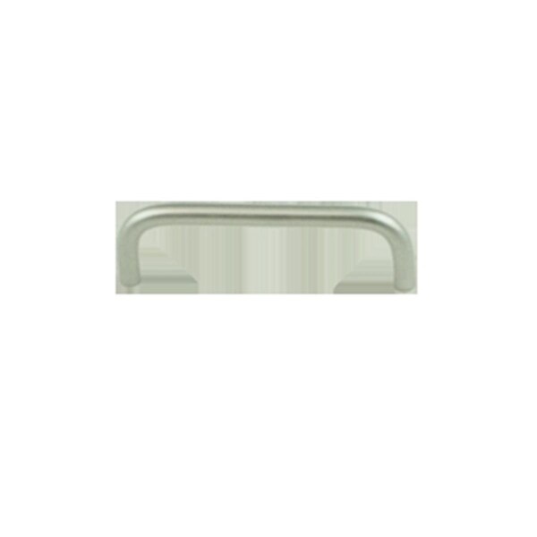 Berenson 4 in. Zurich Wire Pull - Satin Aluminum - BE6136 4SAL