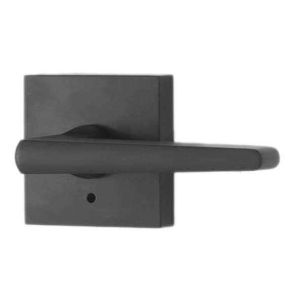 Weslock Philtower Privacy Lock with Adjustable Latch and Full Lip Strike Matte Black Finish - 007107272FR20