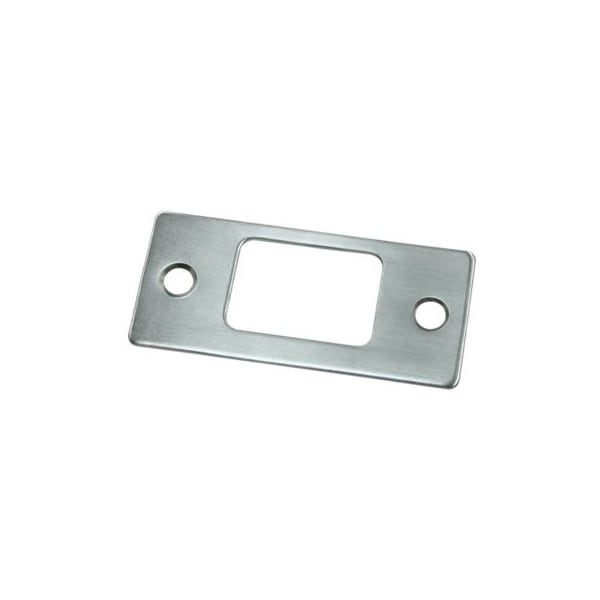 Deltana SP2753U Deadbolt Strike Plate Brushed Chrome, 10PK - SP2753U26D-XCP10