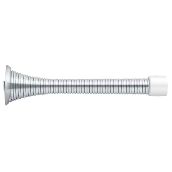 Deltana Baseboard Door Bumper, Heavy Duty, Steel Bright Chrome 3-3/4" - SDS375U26