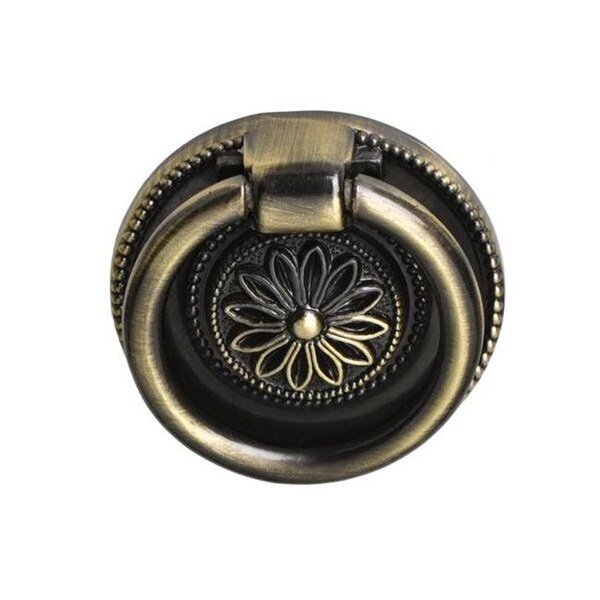 Utopia Alley Utopia Alley Medici Ring Pull  Antique Brass  1 5/8" Diameter - HW133PLAB021