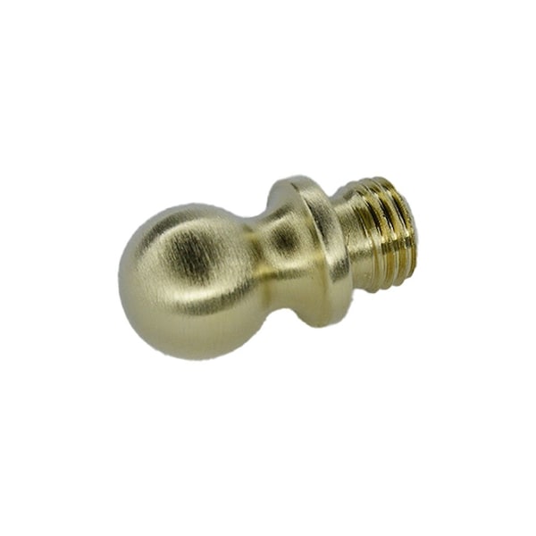 Baldwin Estate Lifetime Satin Brass Hinge Pins and Finials - 1090.044.I