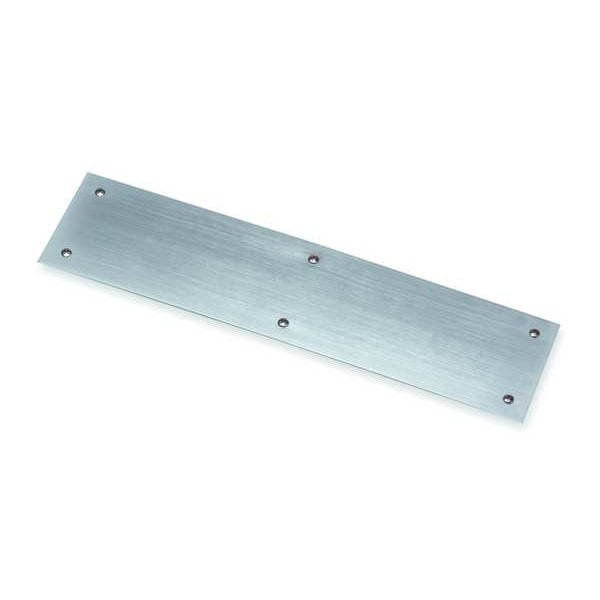 Rockwood Door Push Plate, Aluminum, 20"L x 4"W, 0.125" Proj. - 73G.28